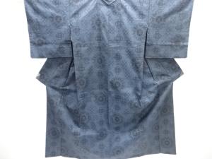 未使用品　仕立て上がり　華紋織出し本場泥大島紬着物（5マルキ）